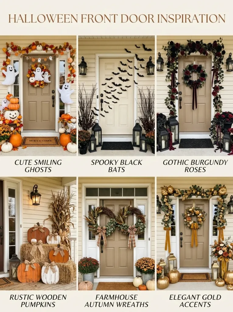1. Choosing Your Halloween Door Style
