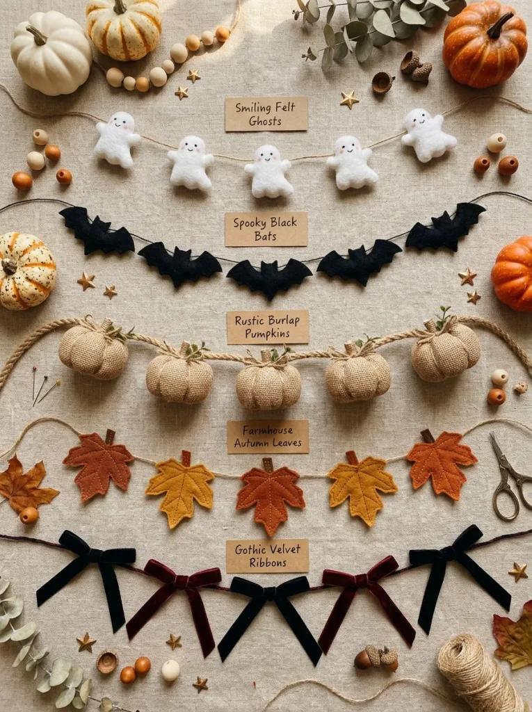 1. Choosing Your Halloween Garland Style
