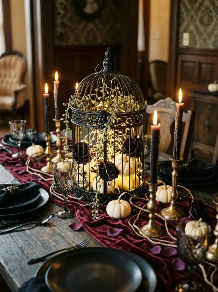 10. Glowing Haunted Birdcage