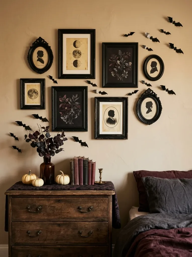 10. Spooky Halloween Photo Wall