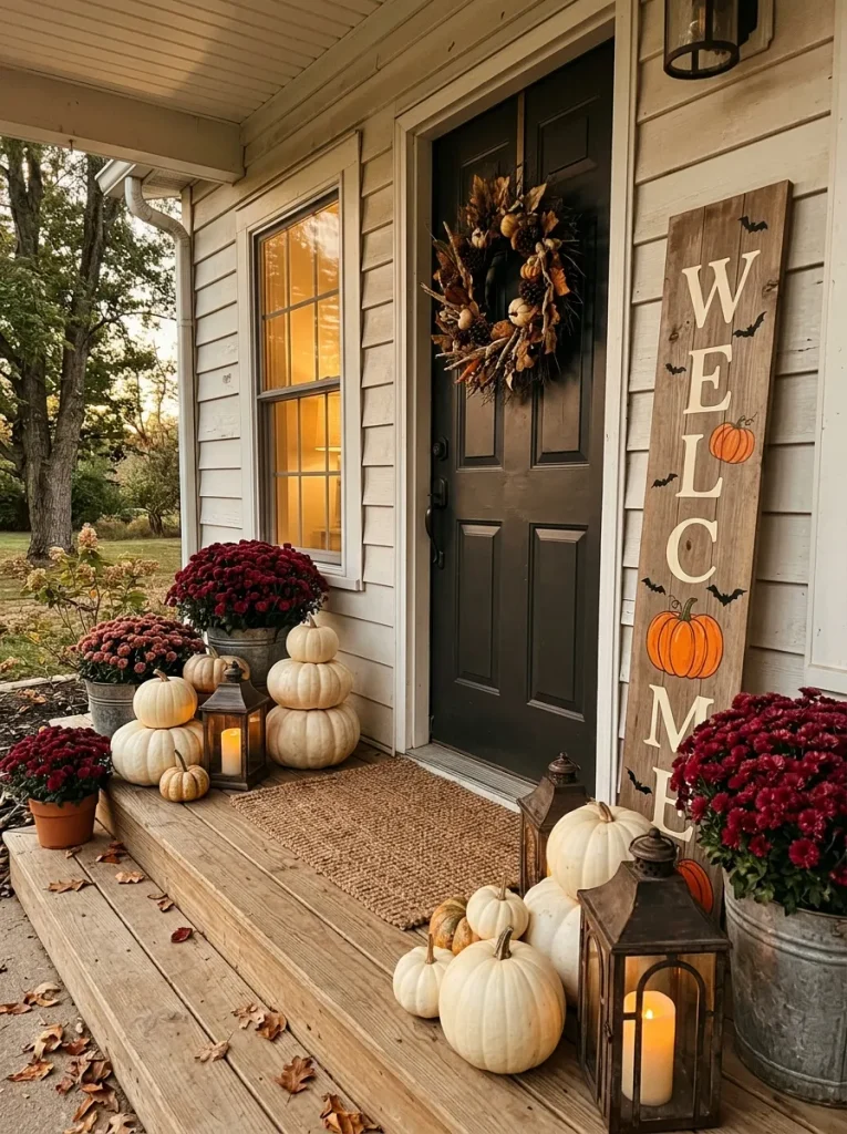12. Styling Your Finished Halloween Welcome Display