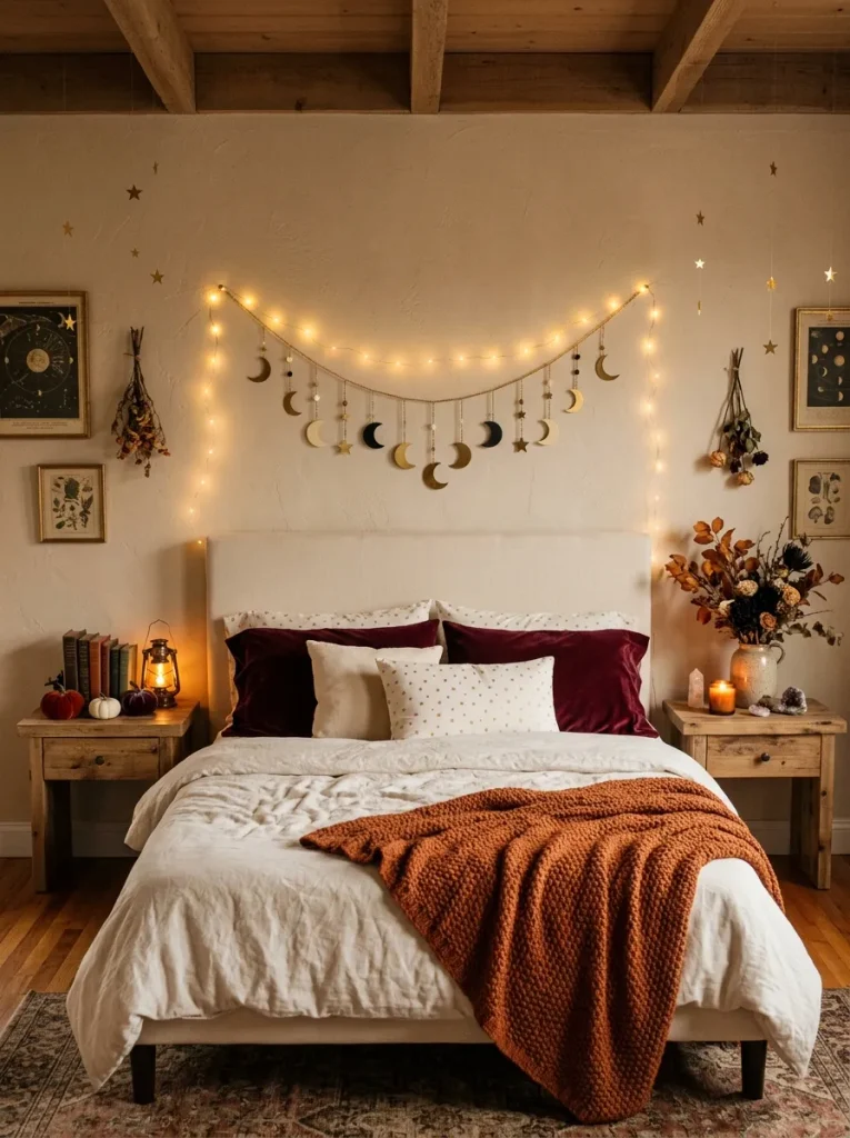 13. Enchanted Halloween Moon Garland