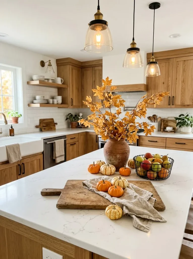 13. Pumpkin Kitchen Island