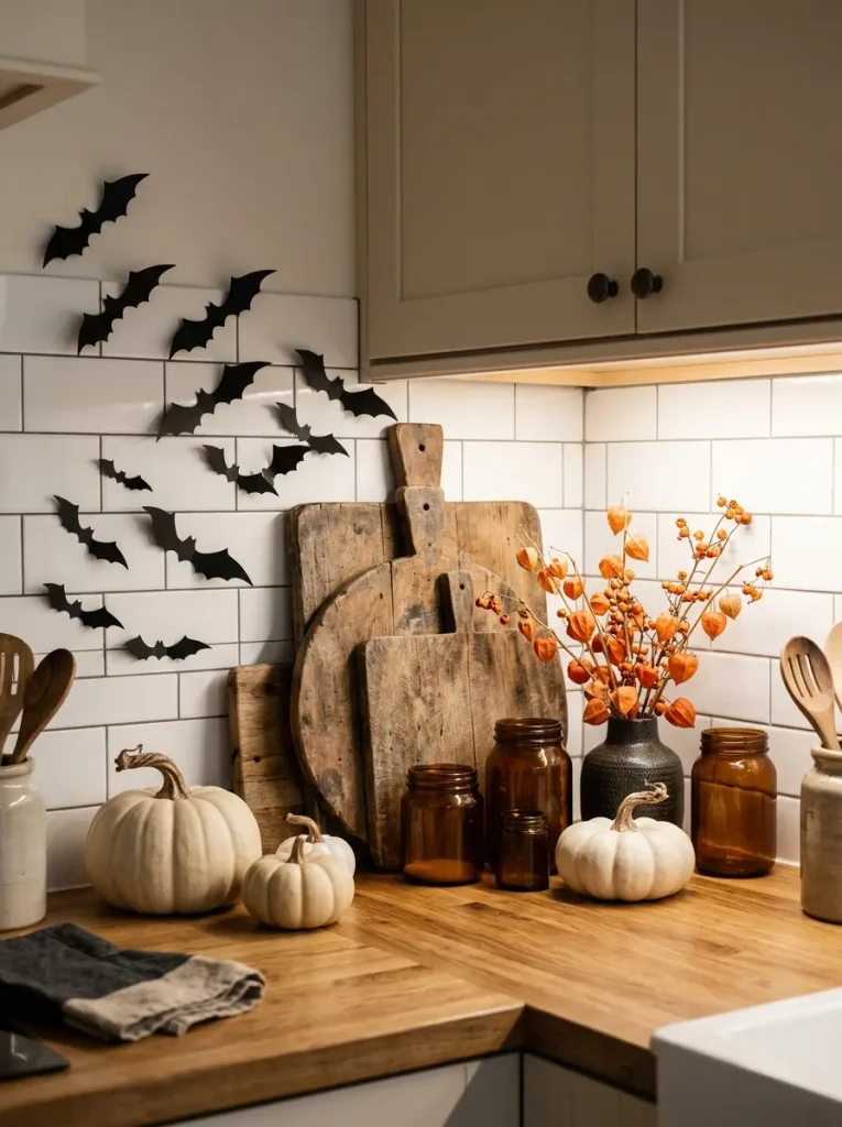 13. Spooky Halloween Kitchen Corner