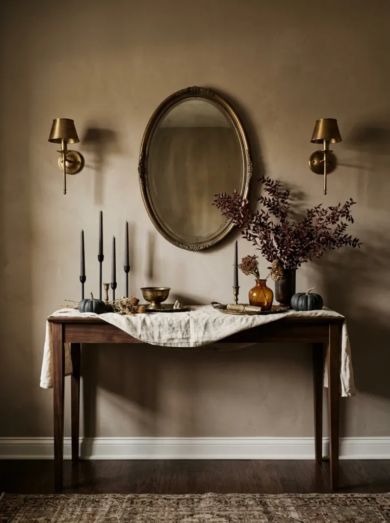 14. Gothic Entryway Console