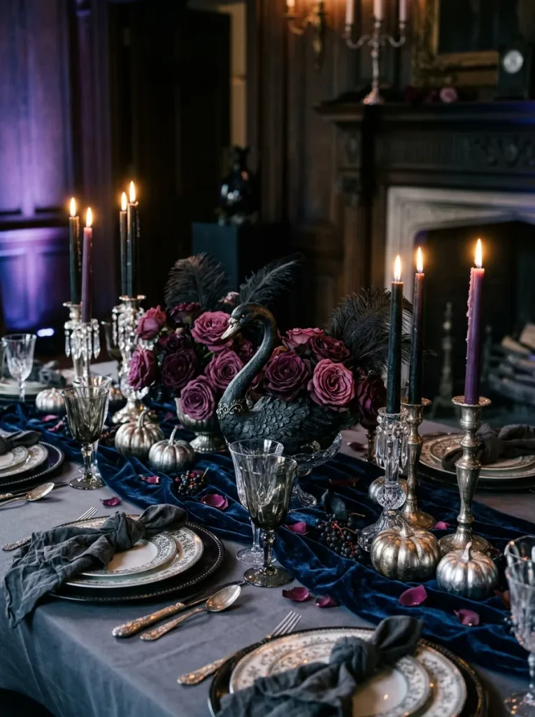 15. Gothic Black Swan Arrangement