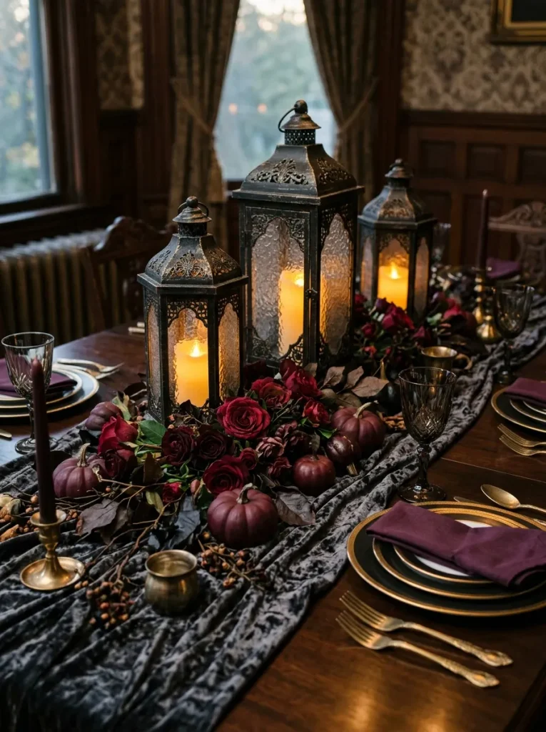 16. Glowing Gothic Glass Lanterns