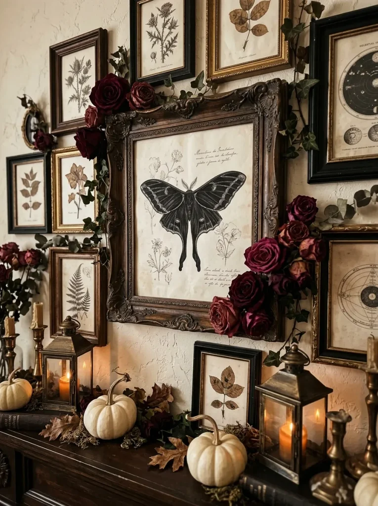 16. Haunted Gothic Moth Art