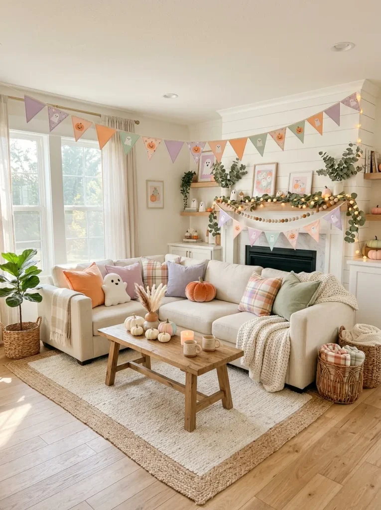 17. Pastel Halloween Party Bunting