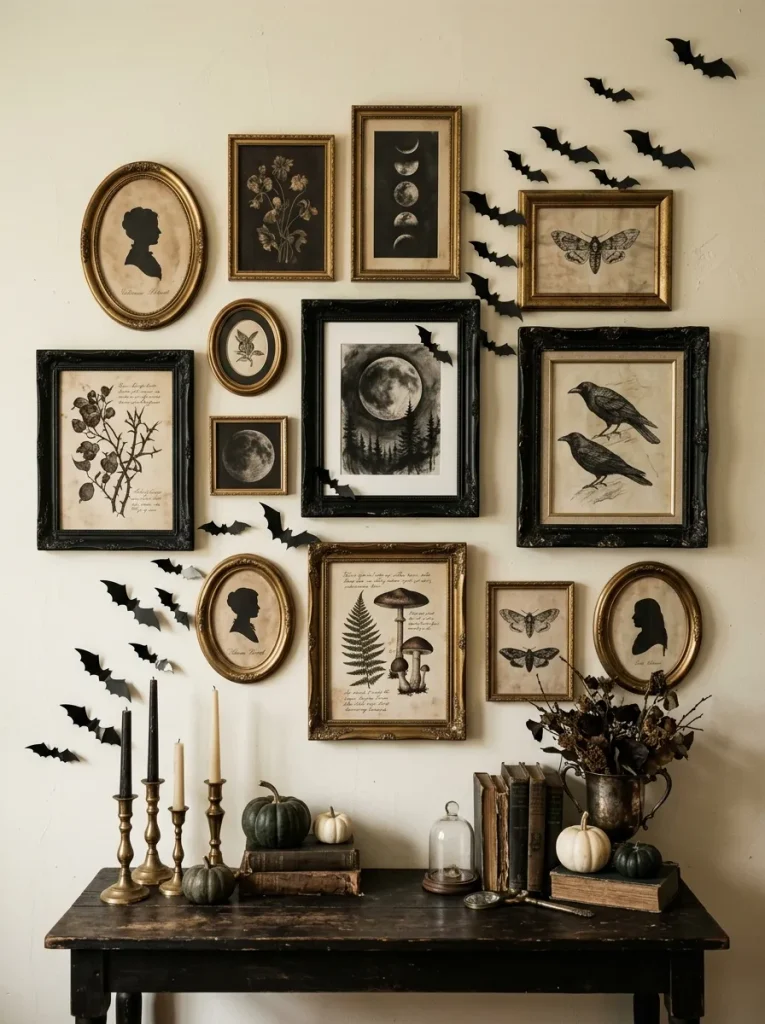 17. Vintage Haunted Gallery Wall