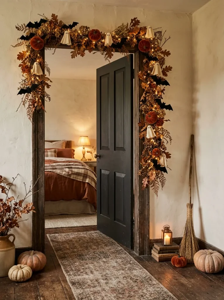 19. Spooky Halloween Door Garland