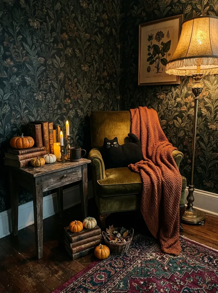 2. Cozy Witchy Reading Nook