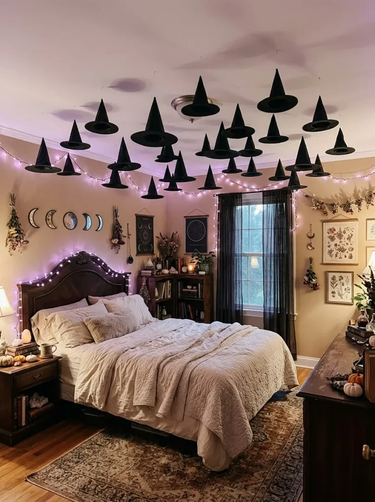 2. Floating Witch Hat Ceiling