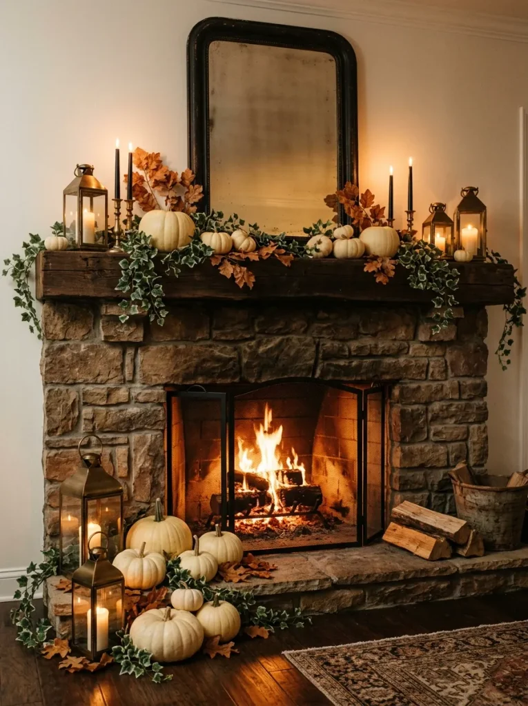 20. Enchanted Fireplace Hearth