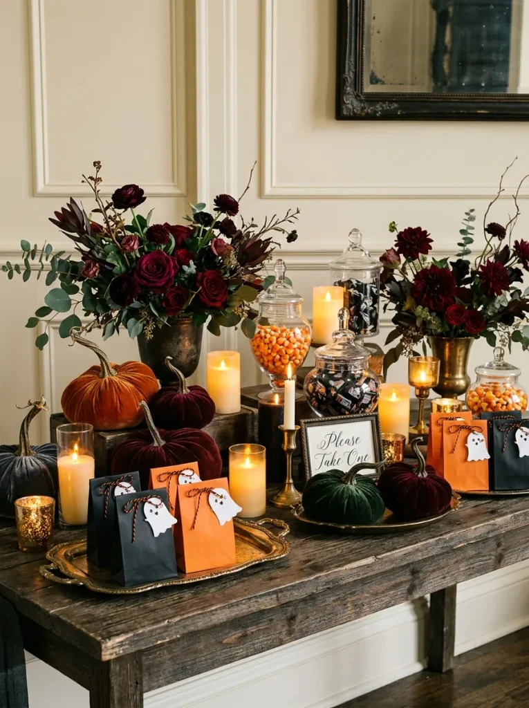 20. Spooky Halloween Party Favor Station