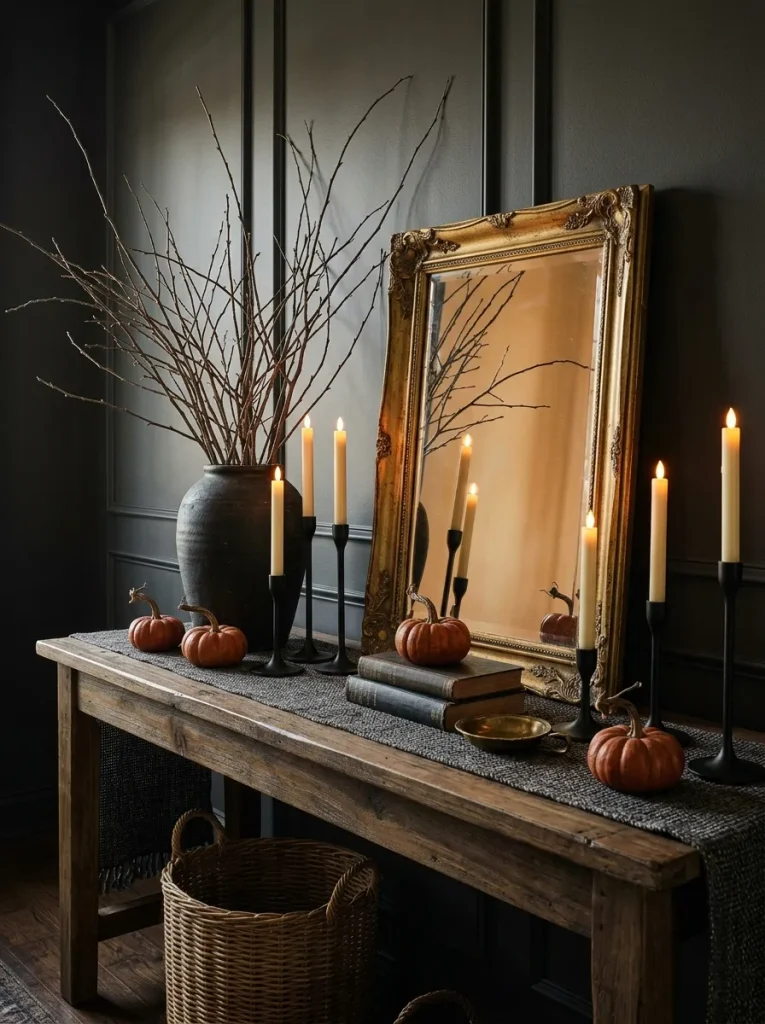 21. Halloween Candlelit Console