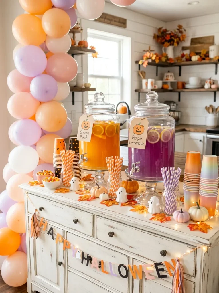22. Halloween Party Drink Station