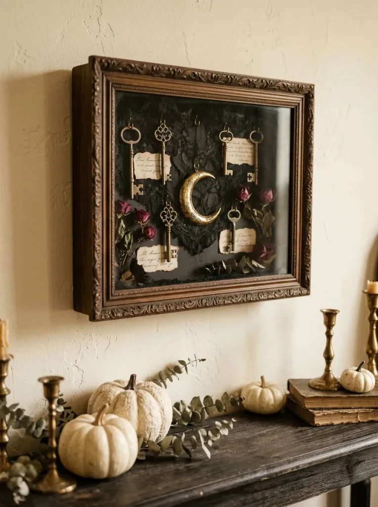 22. Haunted Vintage Key Shadow Box