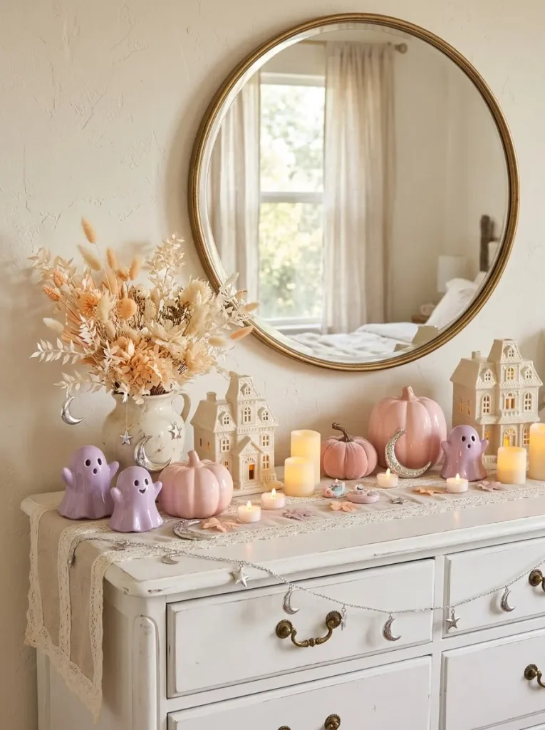 23. Pastel Ghost Dresser Display