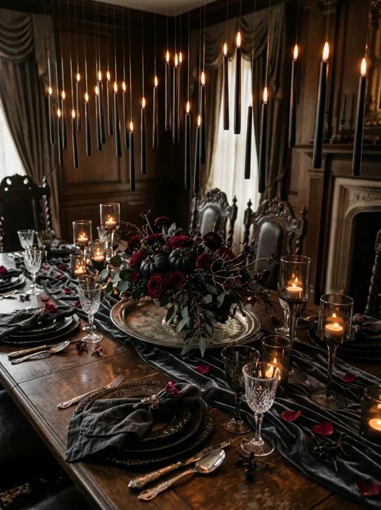 4. Gothic Floating Candle Garden