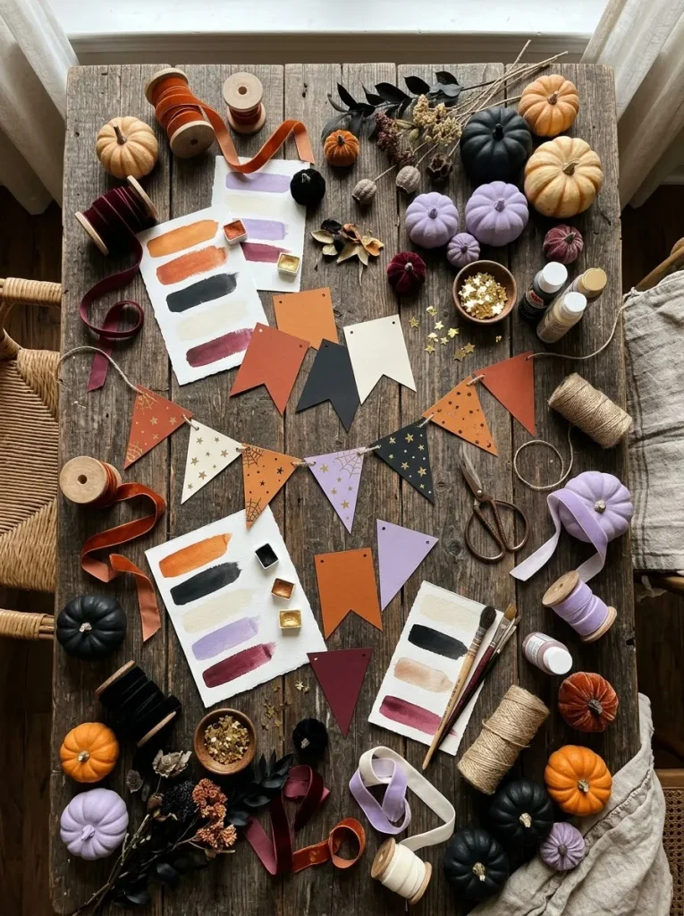 4. Selecting Halloween Banner Colors