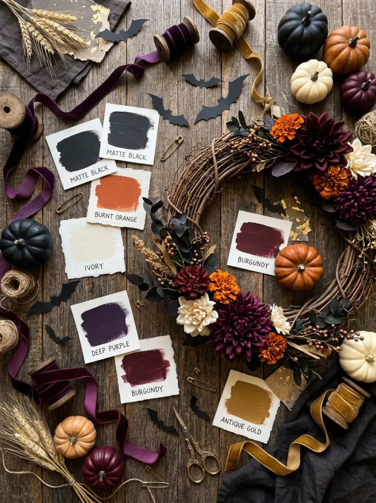 4. Selecting Halloween Door Colors