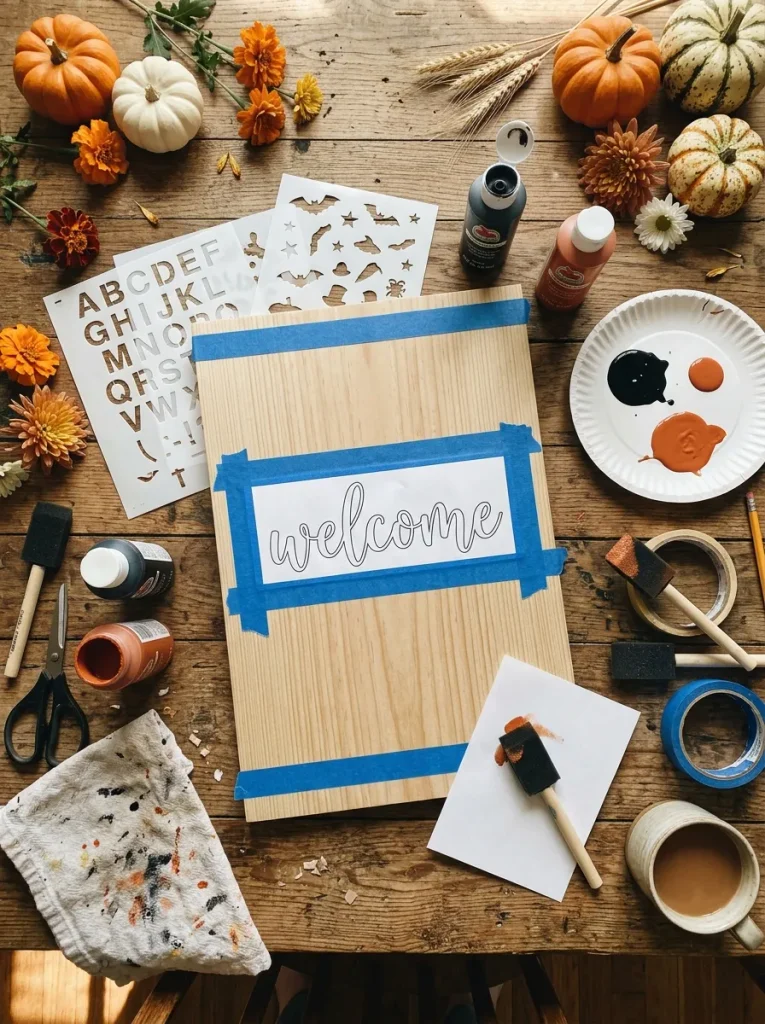 5. Creating DIY Wooden Halloween Signs