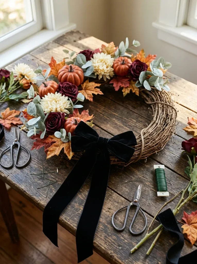 5. Creating a Stunning Halloween Door Wreath