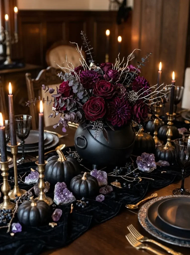 5. Enchanted Witch Cauldron Florals