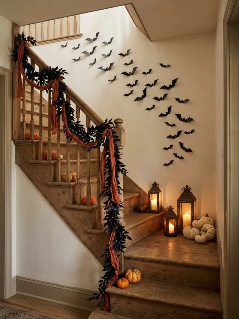 5. Halloween Staircase Garland