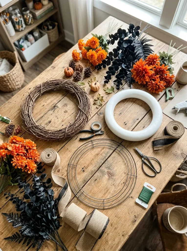 5. Preparing Your Wreath Base