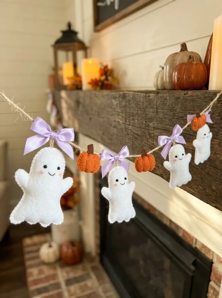 6. Creating Cute Ghost Garland