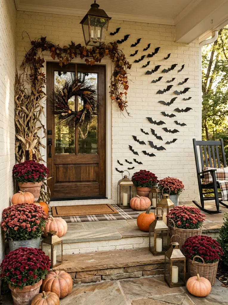7. Adding Spooky Bat Wall Accents