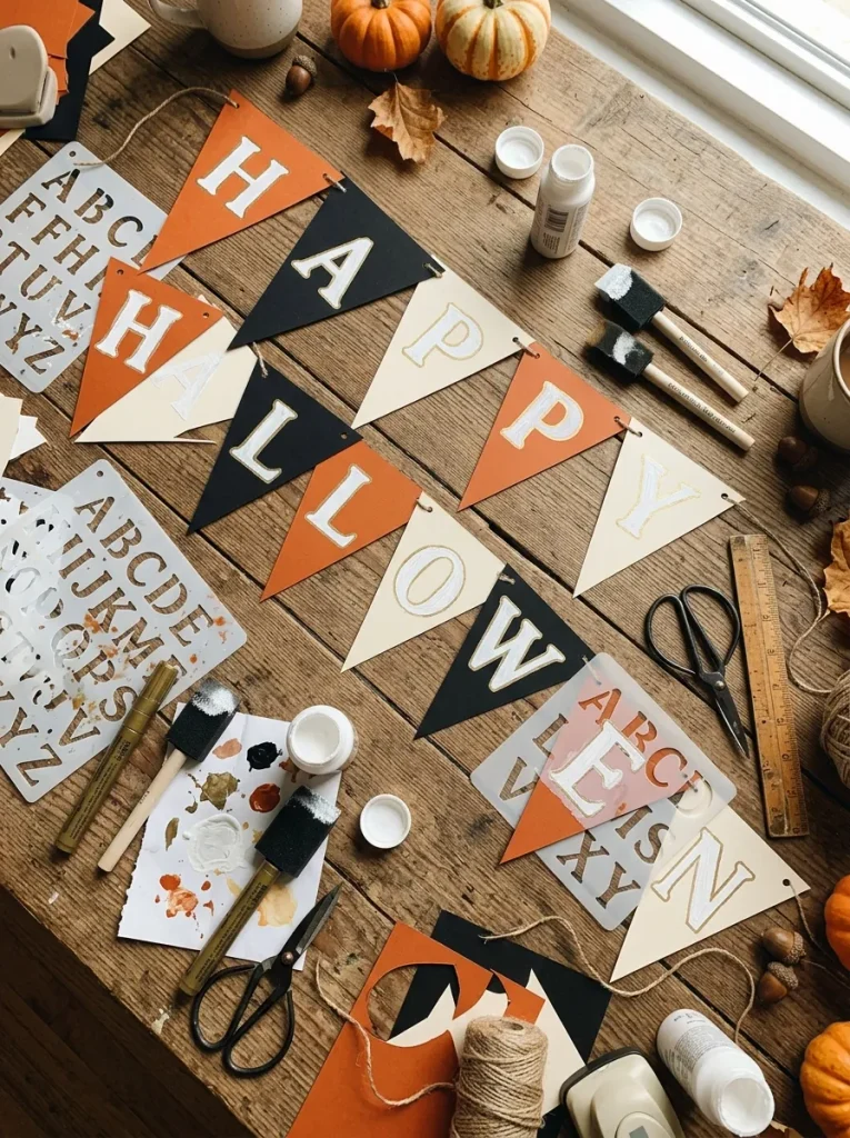 7. Creating Halloween Banner Lettering