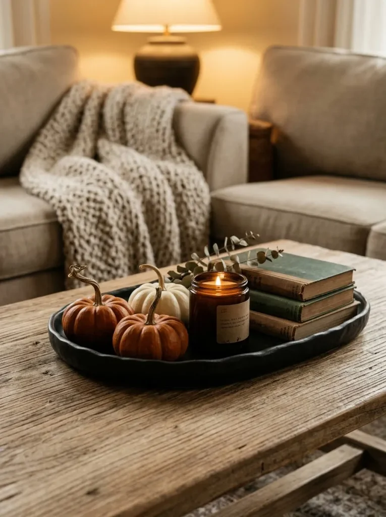 8. Cozy Halloween Coffee Table