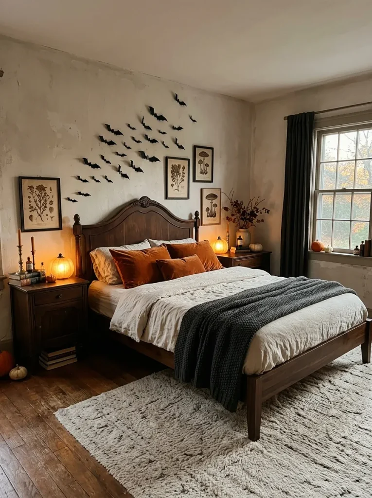 8. Moody Halloween Bedroom Layers