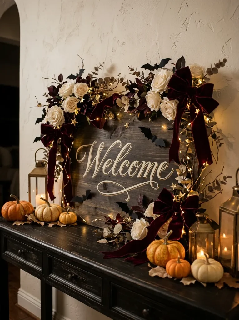 9. Adding Creative Halloween Sign Details