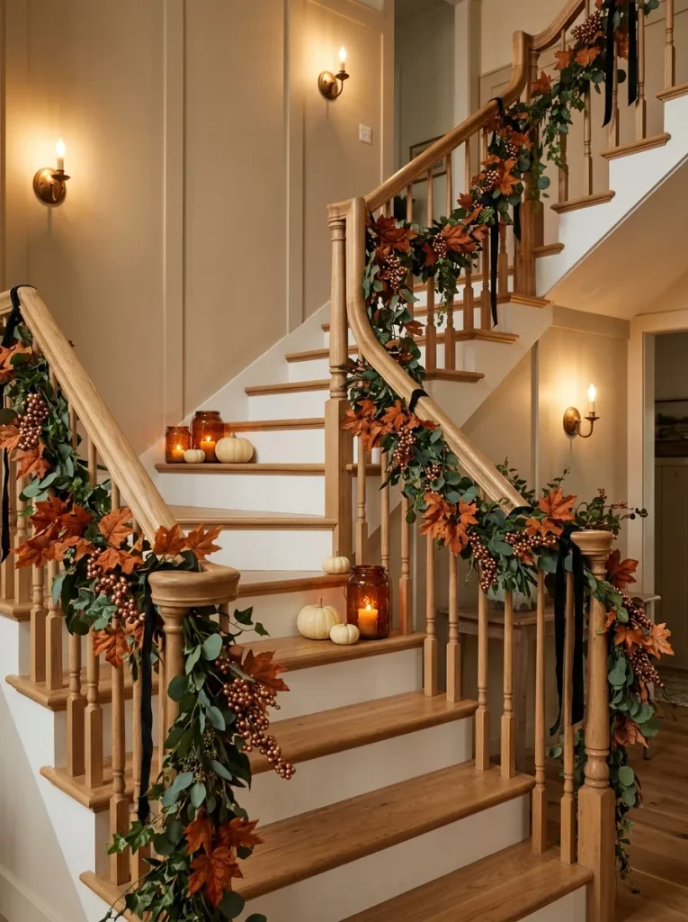 9. Autumn Staircase Railing