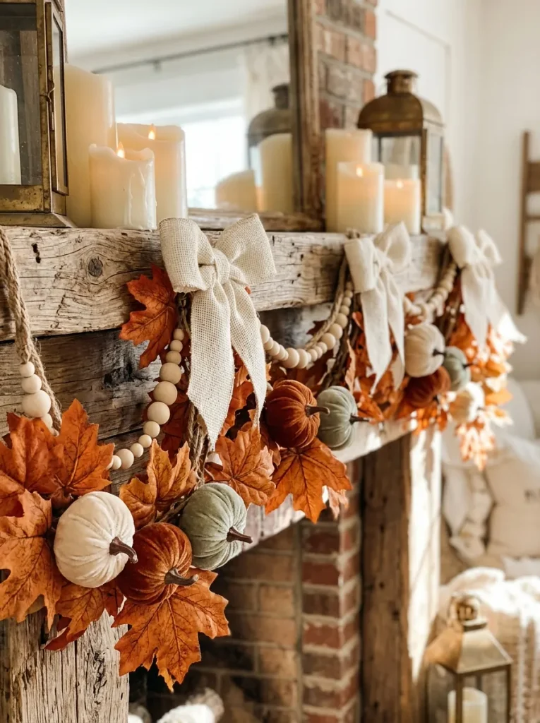 9. Crafting Rustic Autumn Garland