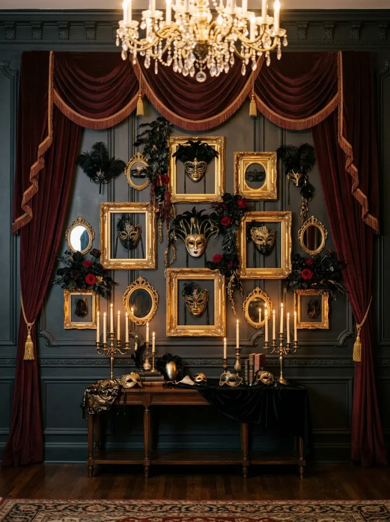 9. Midnight Masquerade Party Wall