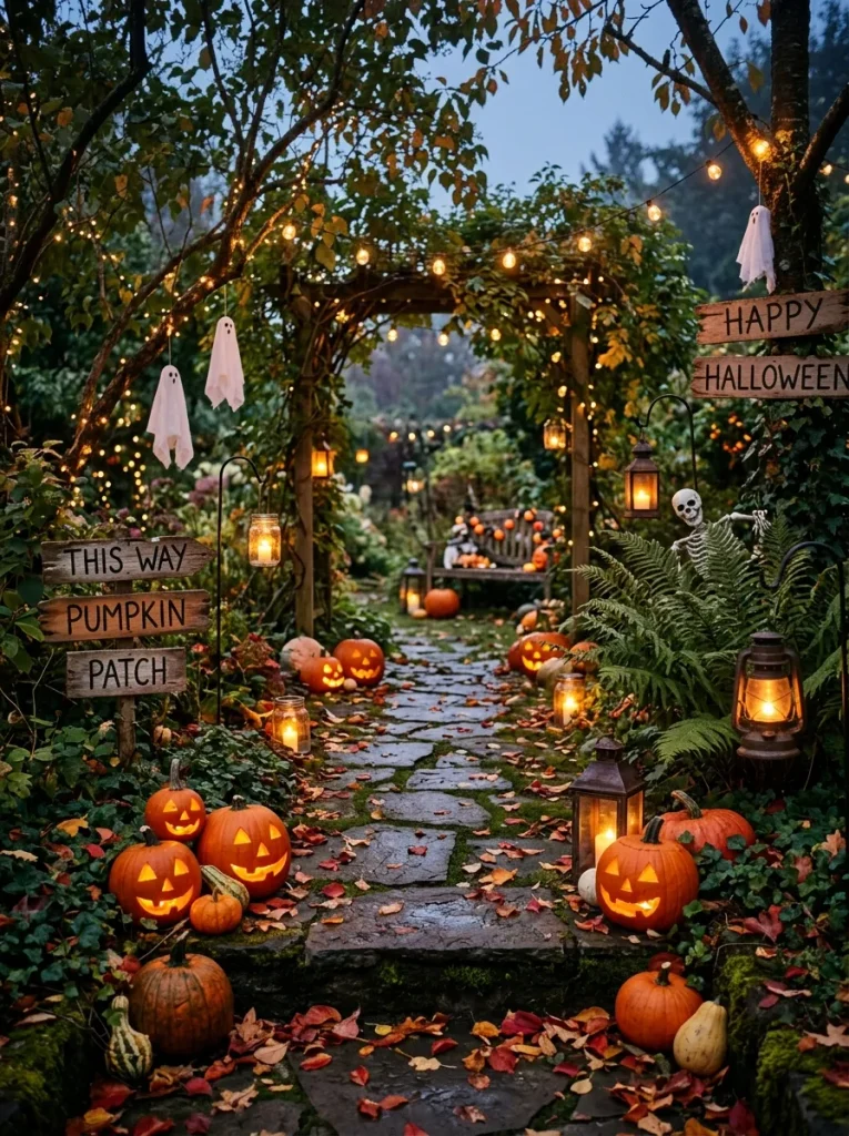 Halloween Garden Path