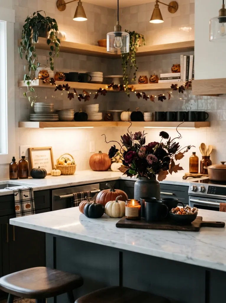 Halloween Kitchen Styling