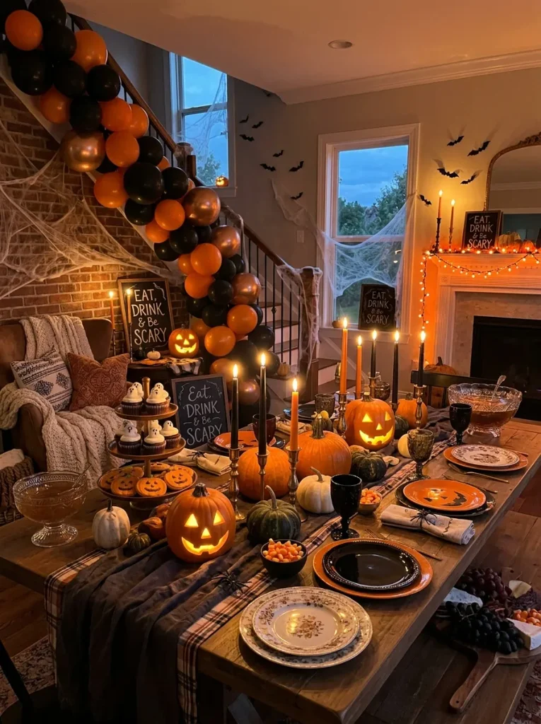 Halloween Party Setup