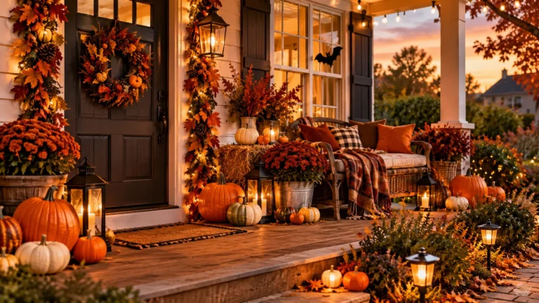 Halloween house decor