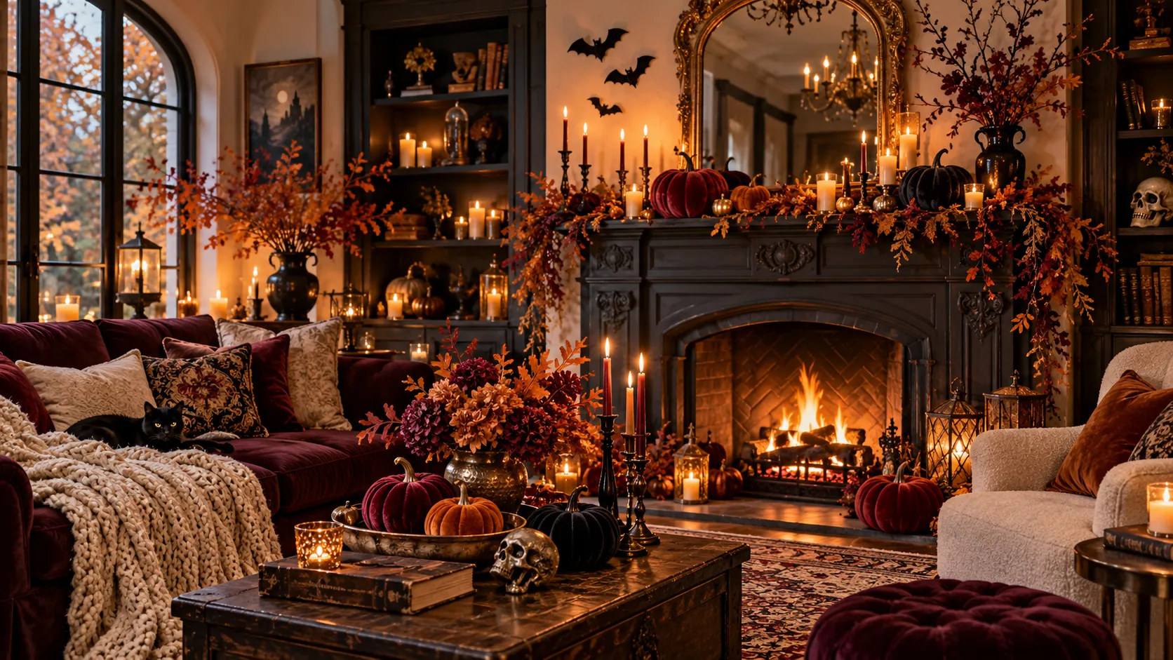 Halloween indoor decor