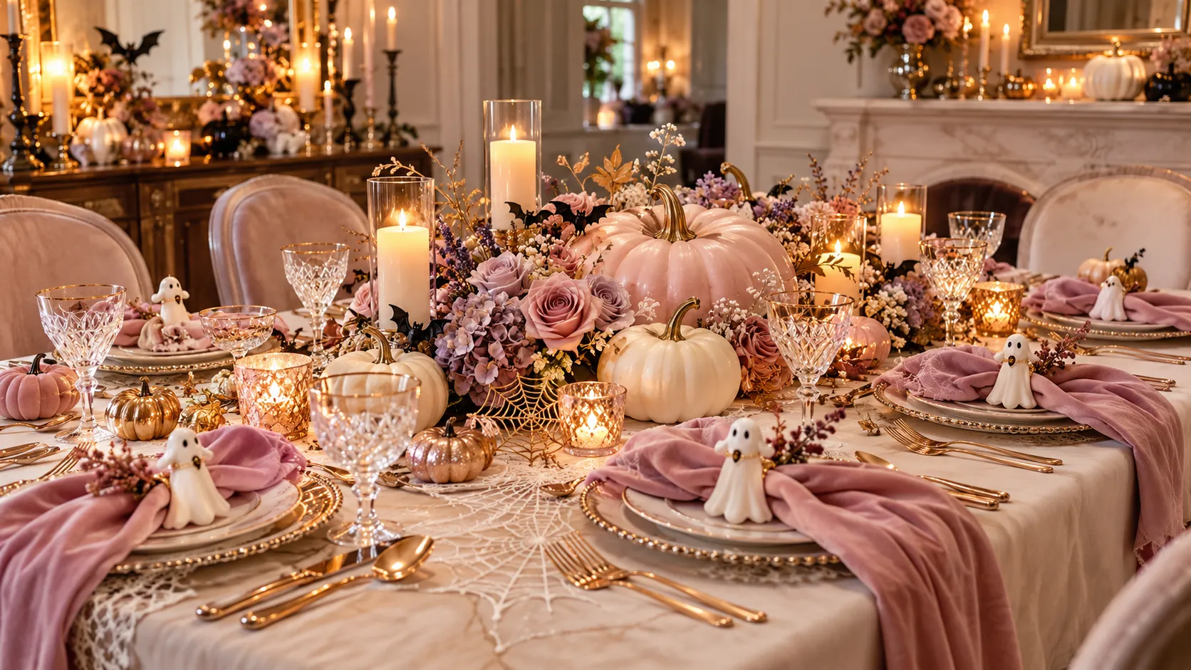 Halloween table decorations
