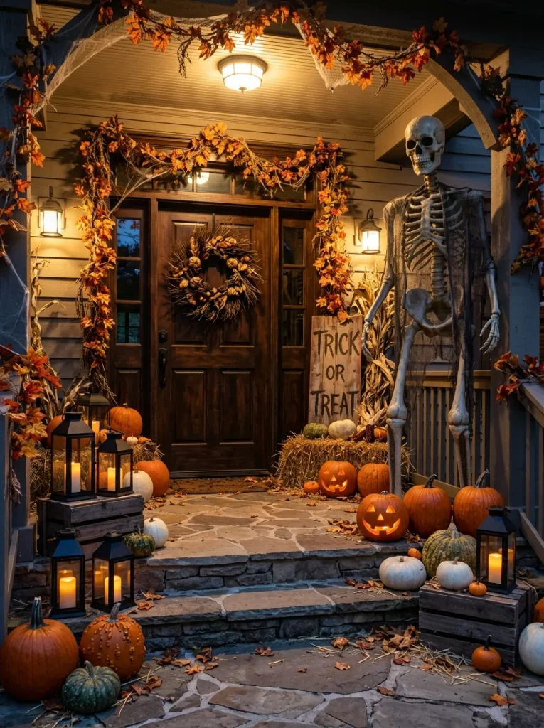 Skeleton Entryway Display
