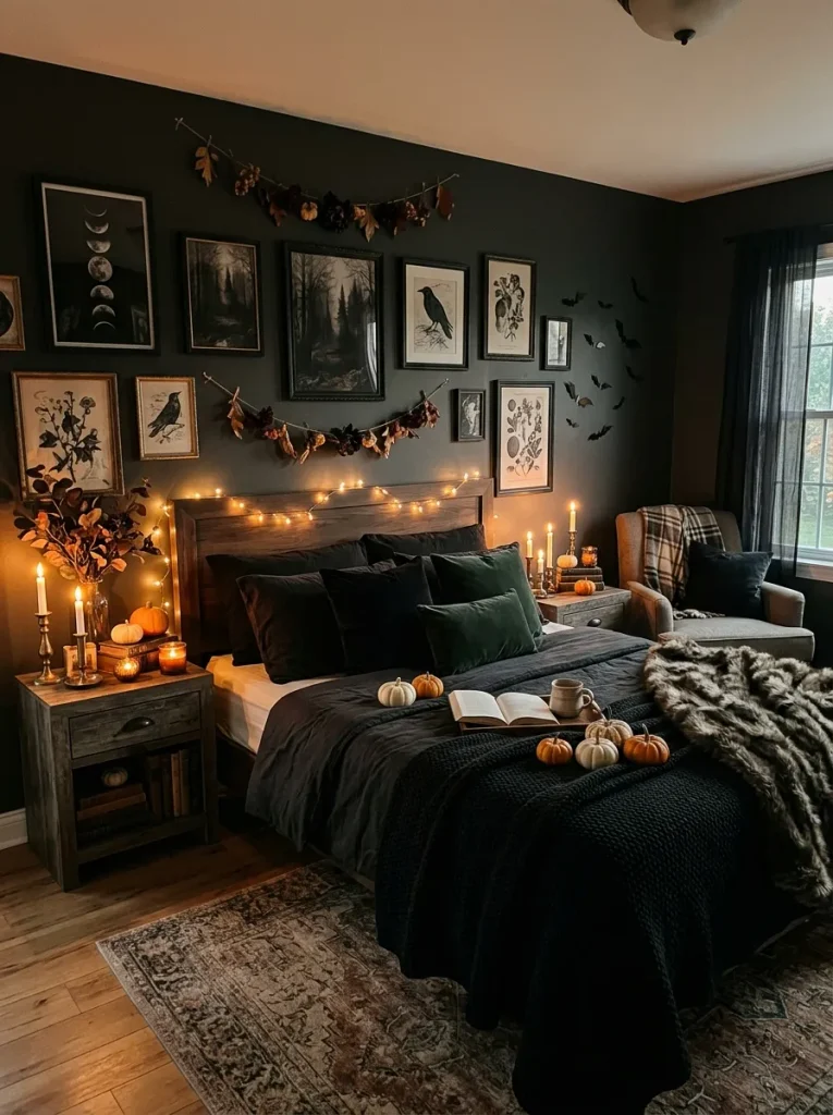 Spooky Bedroom Styling