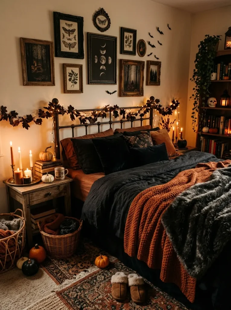 Spooky Bedroom Styling