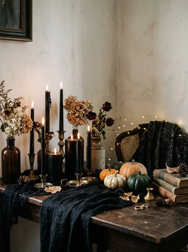 Spooky Candle Corner